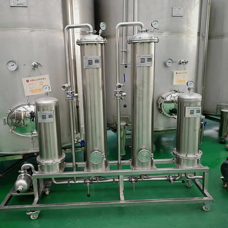 內(nèi)蒙古鄂爾多斯市孫總購買的白酒過濾機已發(fā)貨！